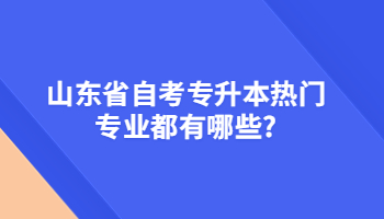 山東省自考專升本 山東省自考