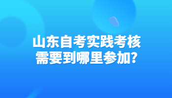 山東自考實踐考核 實踐考核